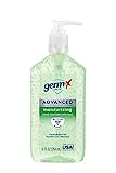Germ-X Advanced Hand Sanitizer, Aloe, Pump Bottle, 12 Fluid Ounce