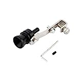 Universal Turbo Sound Whistle, Exhaust Pipe Tailpipe Muffle Whistle Loud Sounder Car Roar Maker Exhaust Noise Booster Blow-off Valve BOV Simulator for Truck Motorcycle Dirt Bike Scooter (M)