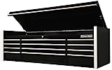 Extreme Tool RX722512CHBK RX Series Black 72' 12-Drawer Top Chest