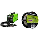 Forney Easy Weld 261, 140 FC-i MIG Welder, 120V, Green & 42300 Flux Core Mig Wire, Mild Steel E71TGS.030-Diameter, 2-Pound Spool