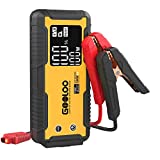 GOOLOO GT3000 Portable Car Jump Starter 3000A SuperSafe 12V Lithium Jump Starter Battery Pack for Up to 8L Diesel 10L Gas Engines, 100W Two-Way Fast Charging Auto Battery Booster Jump Box, Yellow