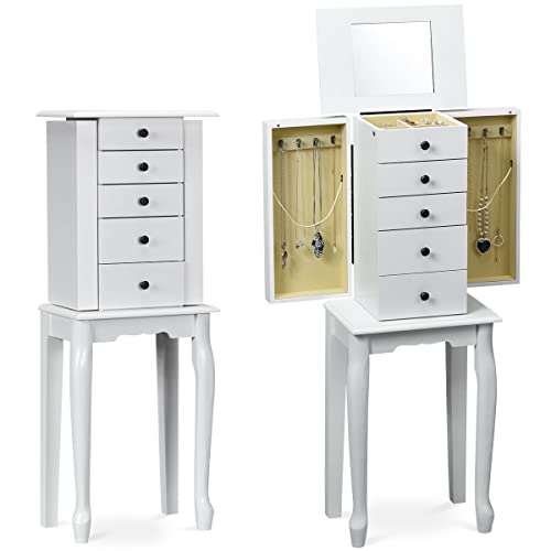 10 Best White Jewelry Armoire -Reviews & Buying Guide