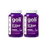 Goli® Dreamy Sleep Gummies - 2 Pack, 120 Count - Made with Melatonin, Vitamin D, Magnesium, and Lemon Balm Extract - Gelatin-Free, Gluten-Free, Vegan & Non-GMO.