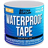 White Waterproof Tape Thick Heavy Duty Tape Rubberized Sealing Premium Marine Grade for Outdoor Use Seal and Repair Super Strong Tape Sealant 15' Feet 4 Inches Wide