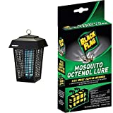 FlowtronFlowtron BK-40D Electronic Insect Killer, 1 Acre Coverage,Black & Black Flag BZ-OCT1 Bug Zapper Octenol Lure, Universal FitBlack Flag