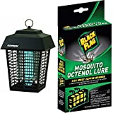 Flowtron BK-15D Electronic Insect Killer, 1/2 Acre Coverage & Black Flag BZ-OCT1 Bug Zapper Octenol Lure, Universal Fit