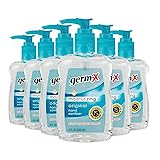Germ-X Hand Sanitizer, Original, Pump Bottle, 8 Fl Oz (Pack of 6)