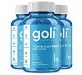 Goli® Ashwagandha & Vitamin D Gummy - 180 Count - Relax. Restore. Unwind. (Mixed Berry, KSM-66, Vegan, Plant Based, Non-GMO, Gluten-Free & Gelatin Free)